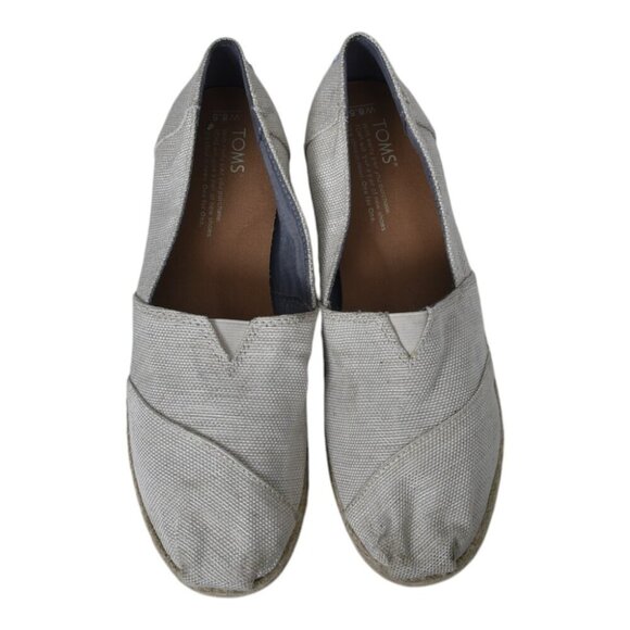 Toms Alpargata Rope 2.0 Espadrille Slip On Shoe Neutral Tan Size 8.5 - Picture 5 of 11